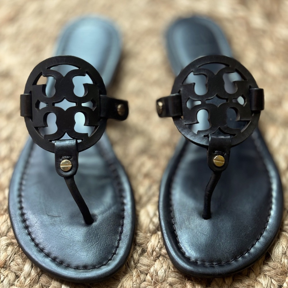 Tory Burch Leather Miller Sandal